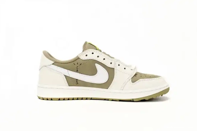 Cheap LUCY x Scott Golf Jordan 1 Low Travis Air FZ3124-200 0427